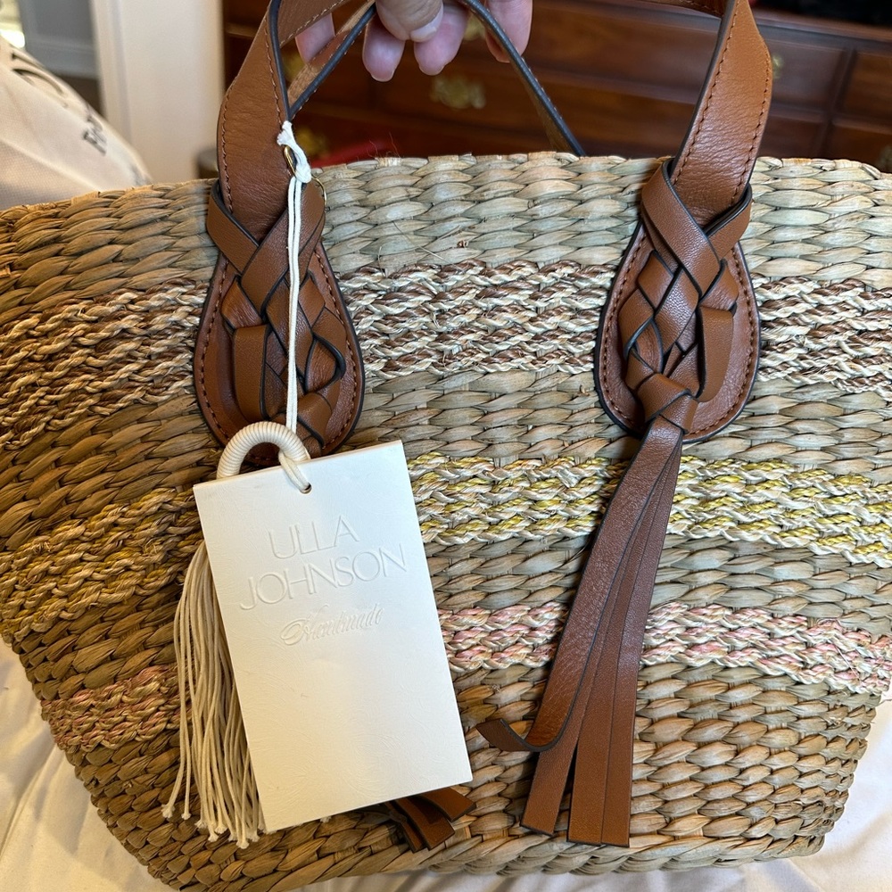 Ulla Johnson Handmade NWT Straw Bag